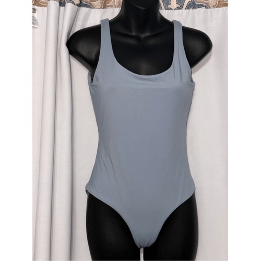 Beautiful ONIA Rachel One-Piece SIZE MEDIUM Swimsuit BLUE RETAILS $240 Great con